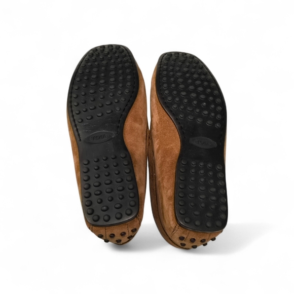 Tod's Vintage Penny Men's Suede Slip-On Loafers Size 6 Men, Size 9 Women - Picture 3 of 11